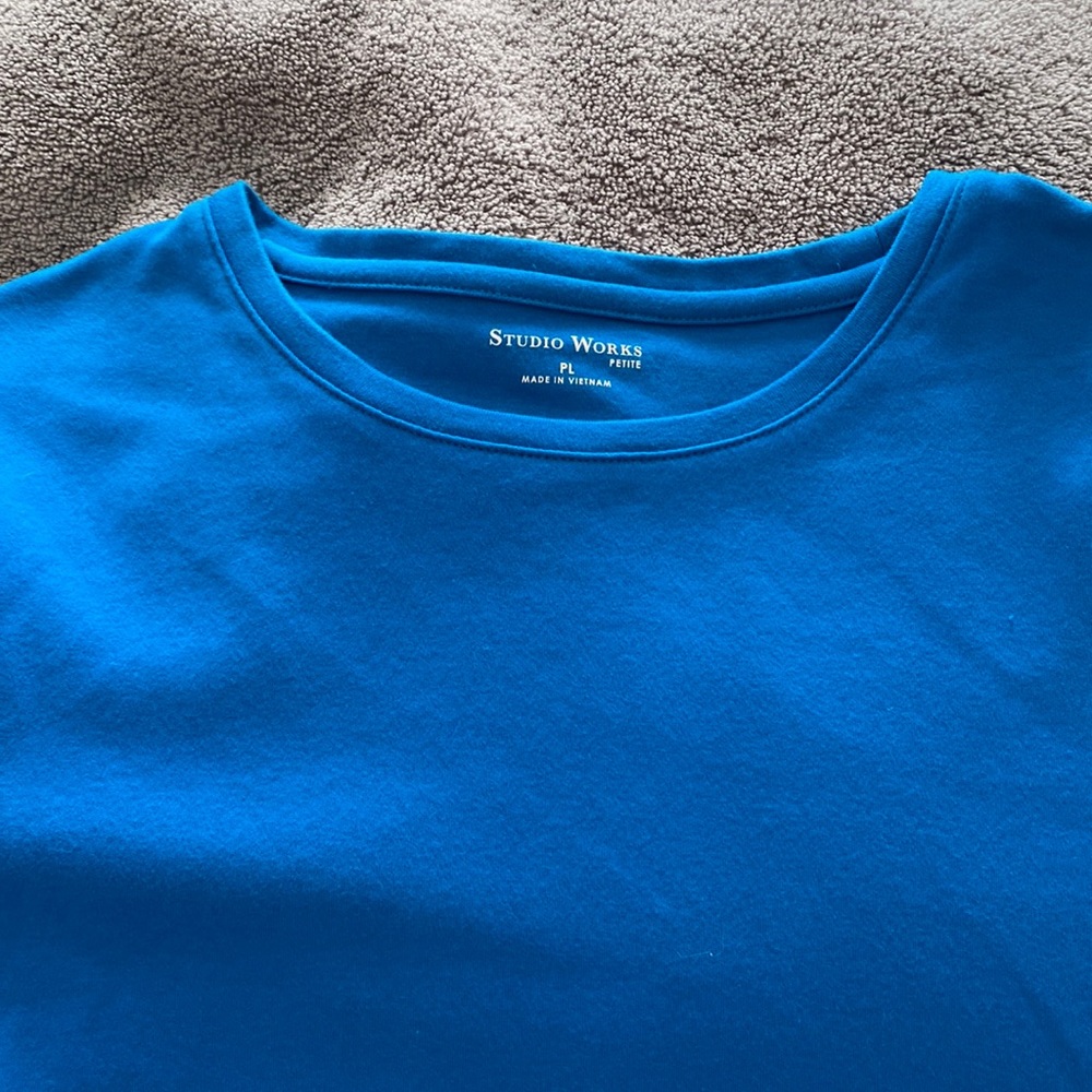 Studio Works petite large woman’s shirt